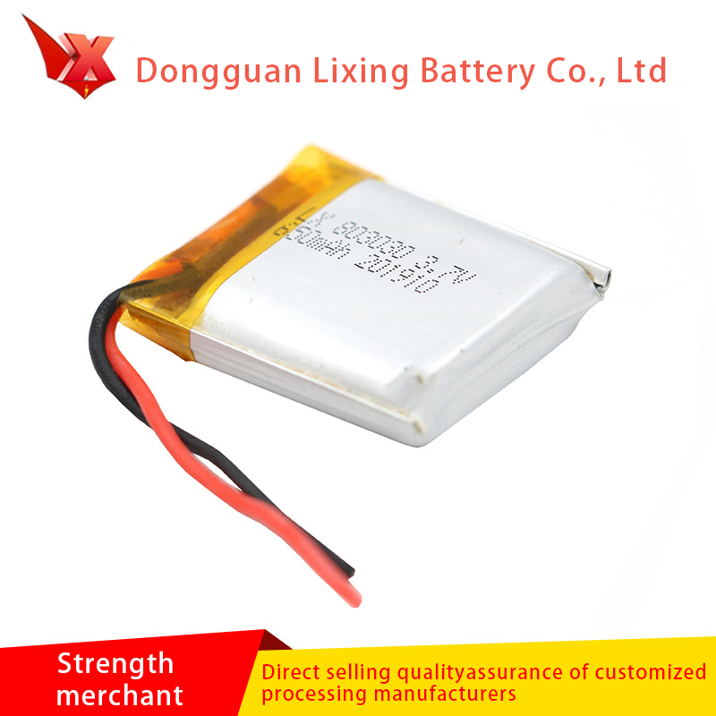 Producent dostaw 803030-650MAH 3.7V Ultra cienka bateria litowa, specjalna bateria dla produktów Walkman i dorosłych